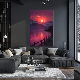 Dramatic Surreal Landscape Art Print - Artistic Poster PosterGoat