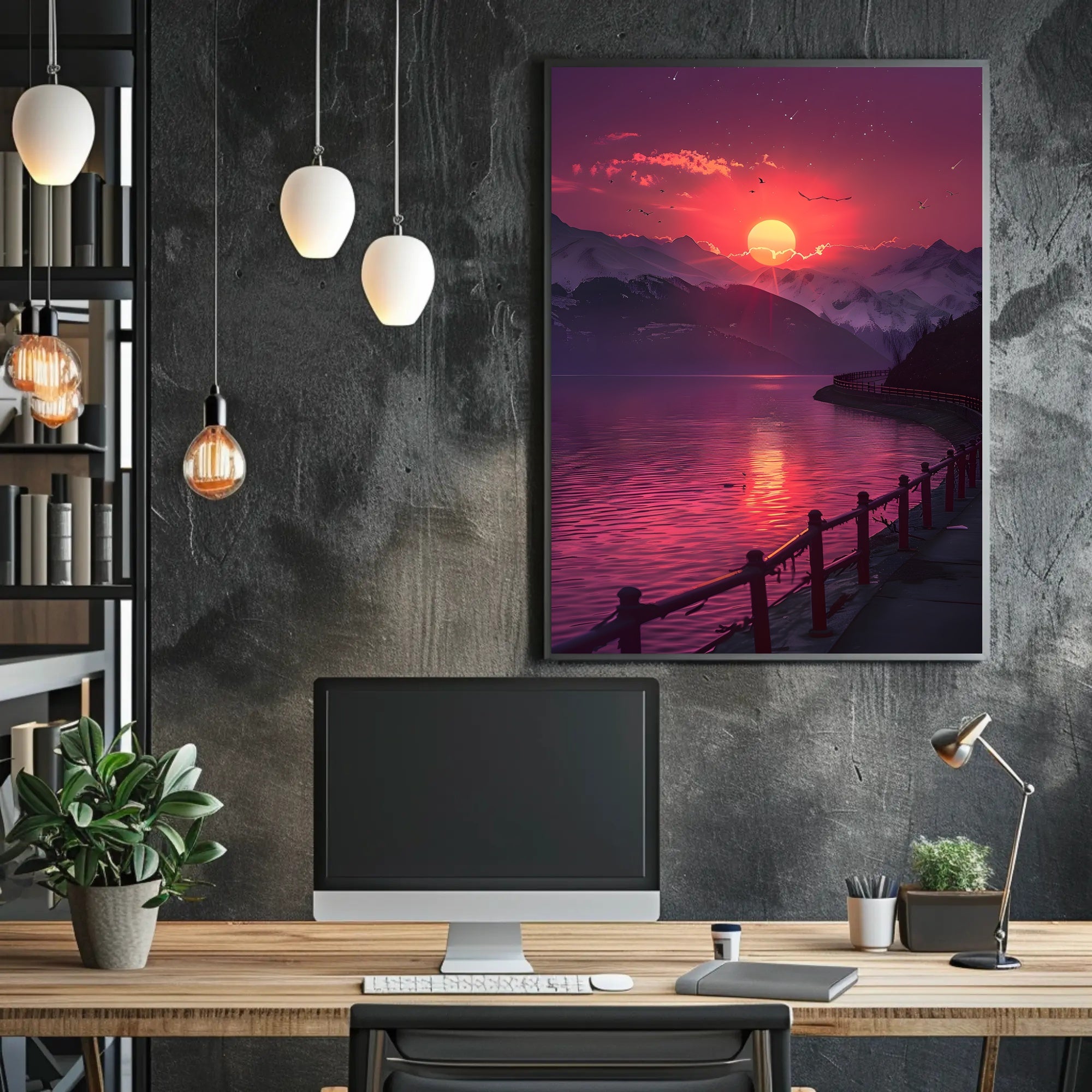 Dramatic Surreal Landscape Art Print - Artistic Poster PosterGoat