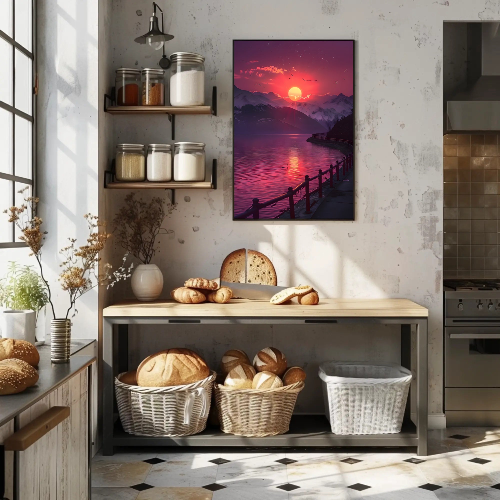Dramatic Surreal Landscape Art Print - Artistic Poster PosterGoat