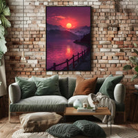 Dramatic Surreal Landscape Art Print - Artistic Poster PosterGoat