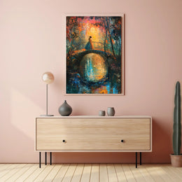 Dreamlike Bridge: Artistic Poster PosterGoat