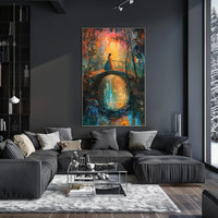 Dreamlike Bridge: Artistic Poster PosterGoat