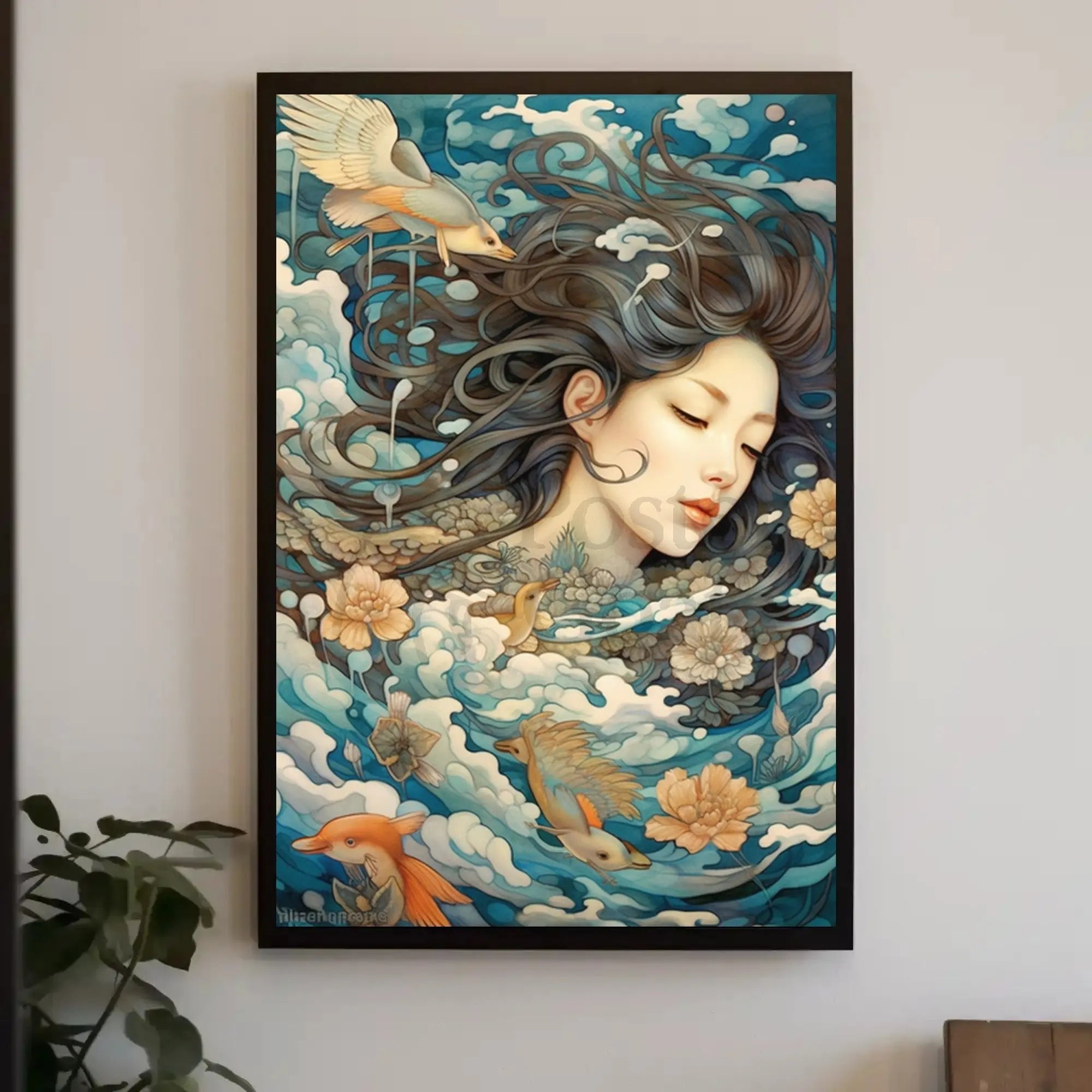 Dreamlike Tranquility Fantasy Art Artistic Poster PosterGoat