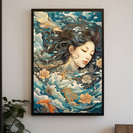 Dreamlike Tranquility Fantasy Art Artistic Poster PosterGoat