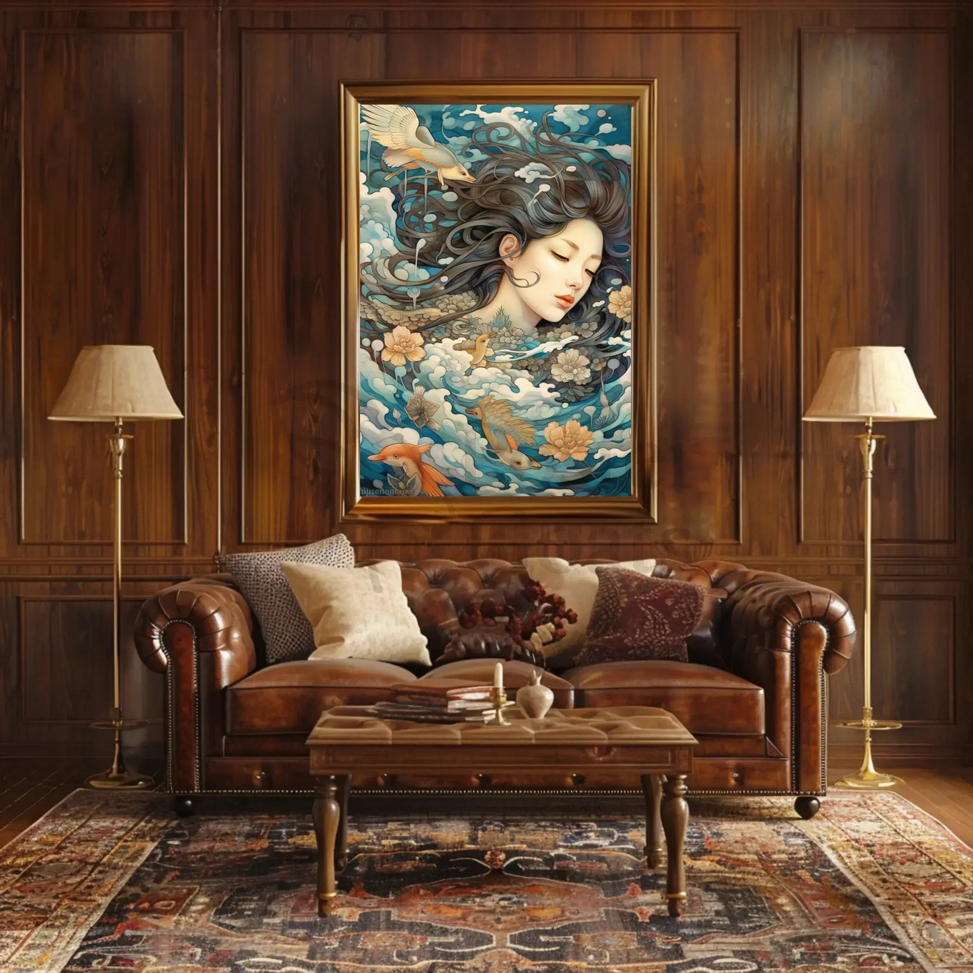Dreamlike Tranquility Fantasy Art Artistic Poster PosterGoat