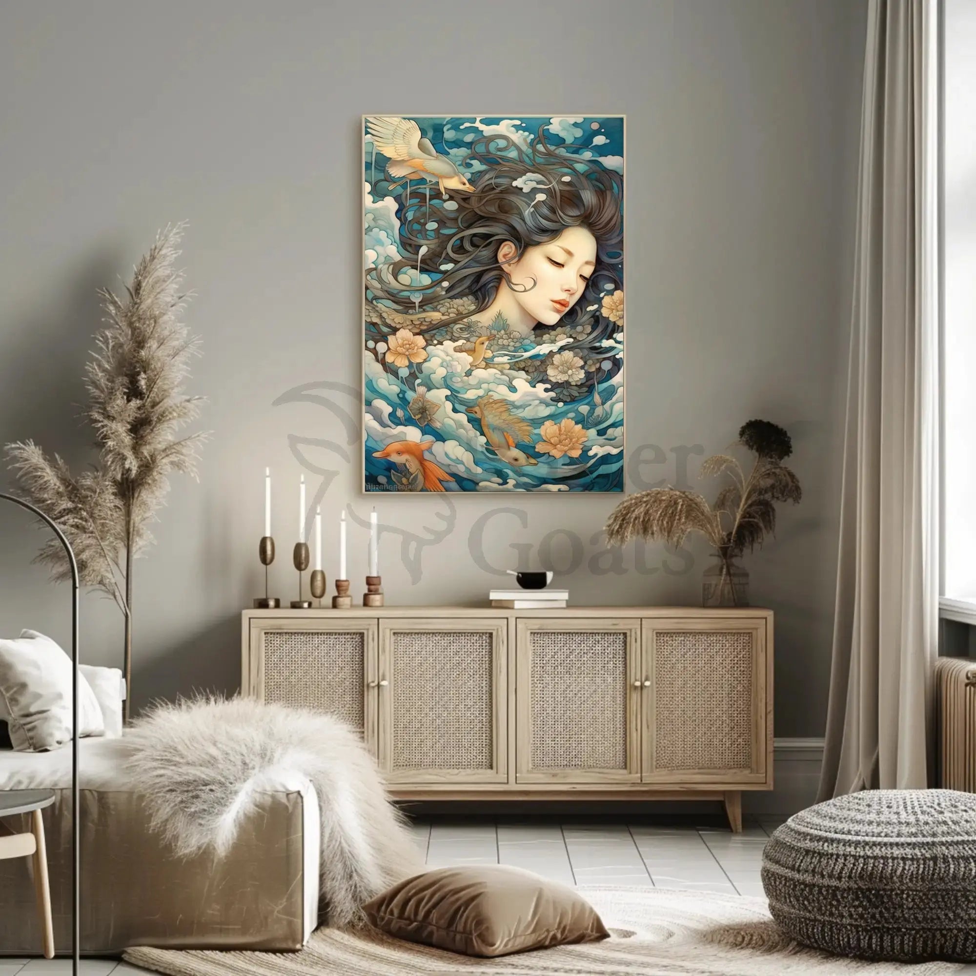 Dreamlike Tranquility Fantasy Art Artistic Poster PosterGoat