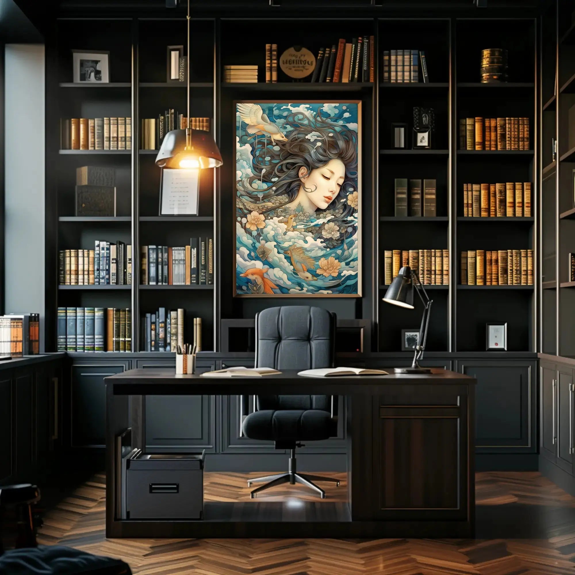 Dreamlike Tranquility Fantasy Art Artistic Poster PosterGoat
