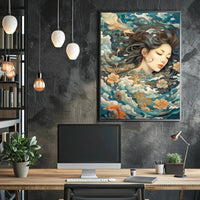 Dreamlike Tranquility Fantasy Art Artistic Poster PosterGoat