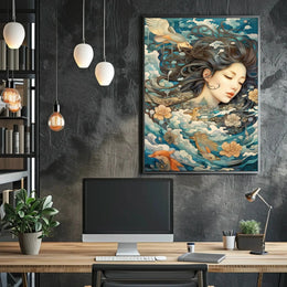 Dreamlike Tranquility Fantasy Art Artistic Poster PosterGoat