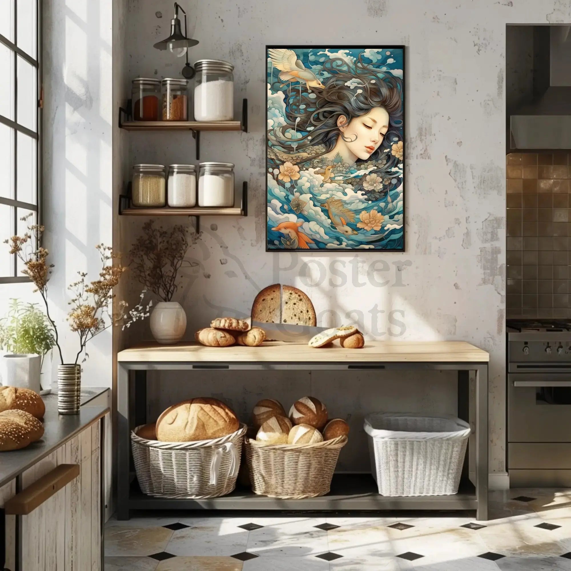 Dreamlike Tranquility Fantasy Art Artistic Poster PosterGoat