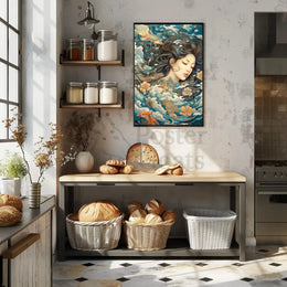 Dreamlike Tranquility Fantasy Art Artistic Poster PosterGoat