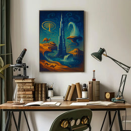 Dreamscape Of Dubai Poster PosterGoat