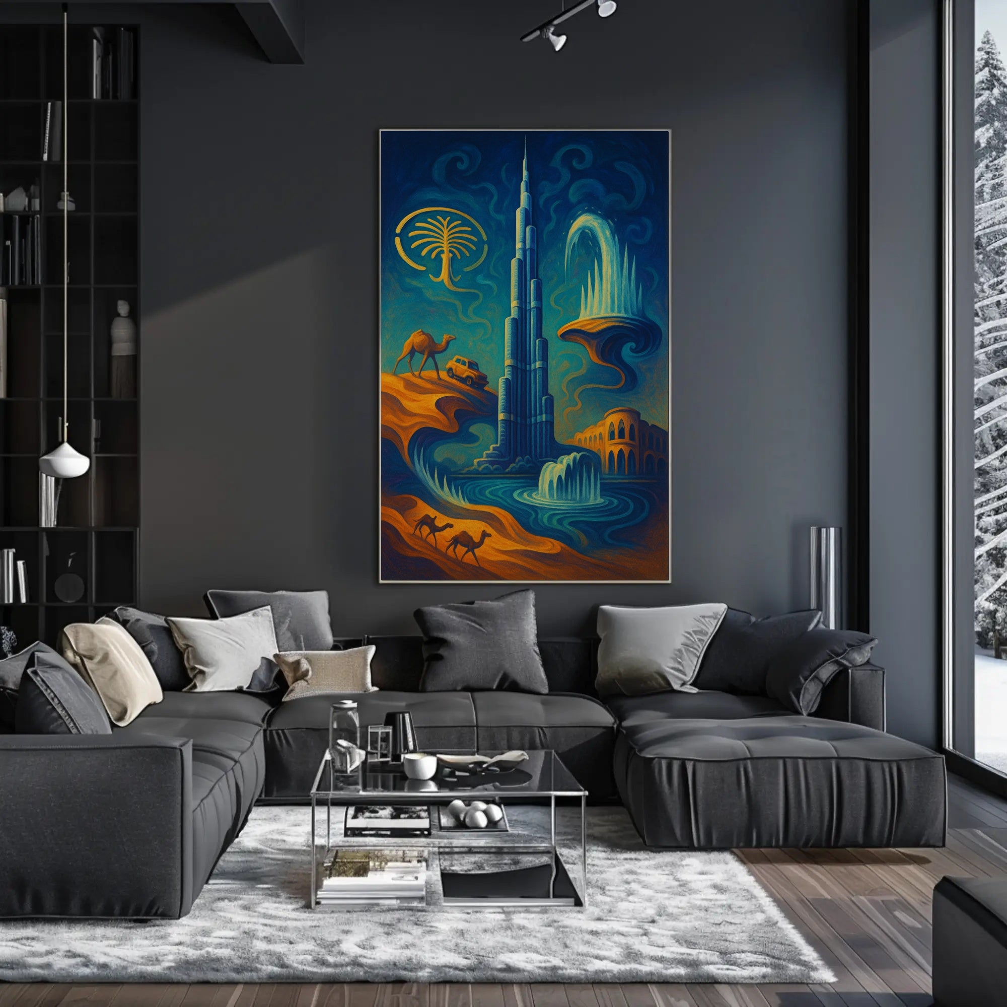 Dreamscape Of Dubai Poster PosterGoat
