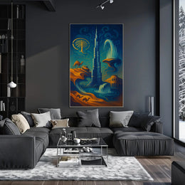 Dreamscape Of Dubai Poster PosterGoat
