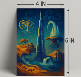 Dreamscape Of Dubai Poster PosterGoat