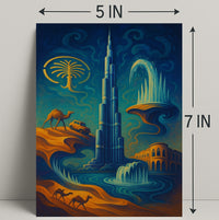 Dreamscape Of Dubai Poster PosterGoat