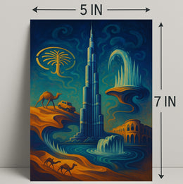 Dreamscape Of Dubai Poster PosterGoat