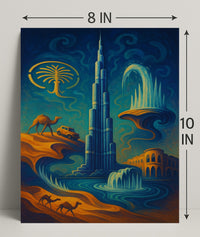 Dreamscape Of Dubai Poster PosterGoat