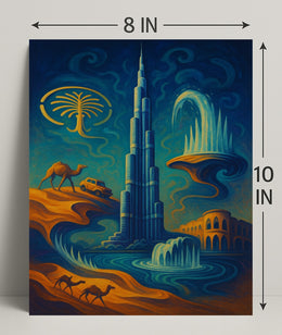 Dreamscape Of Dubai Poster PosterGoat