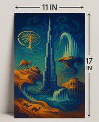 Dreamscape Of Dubai Poster PosterGoat