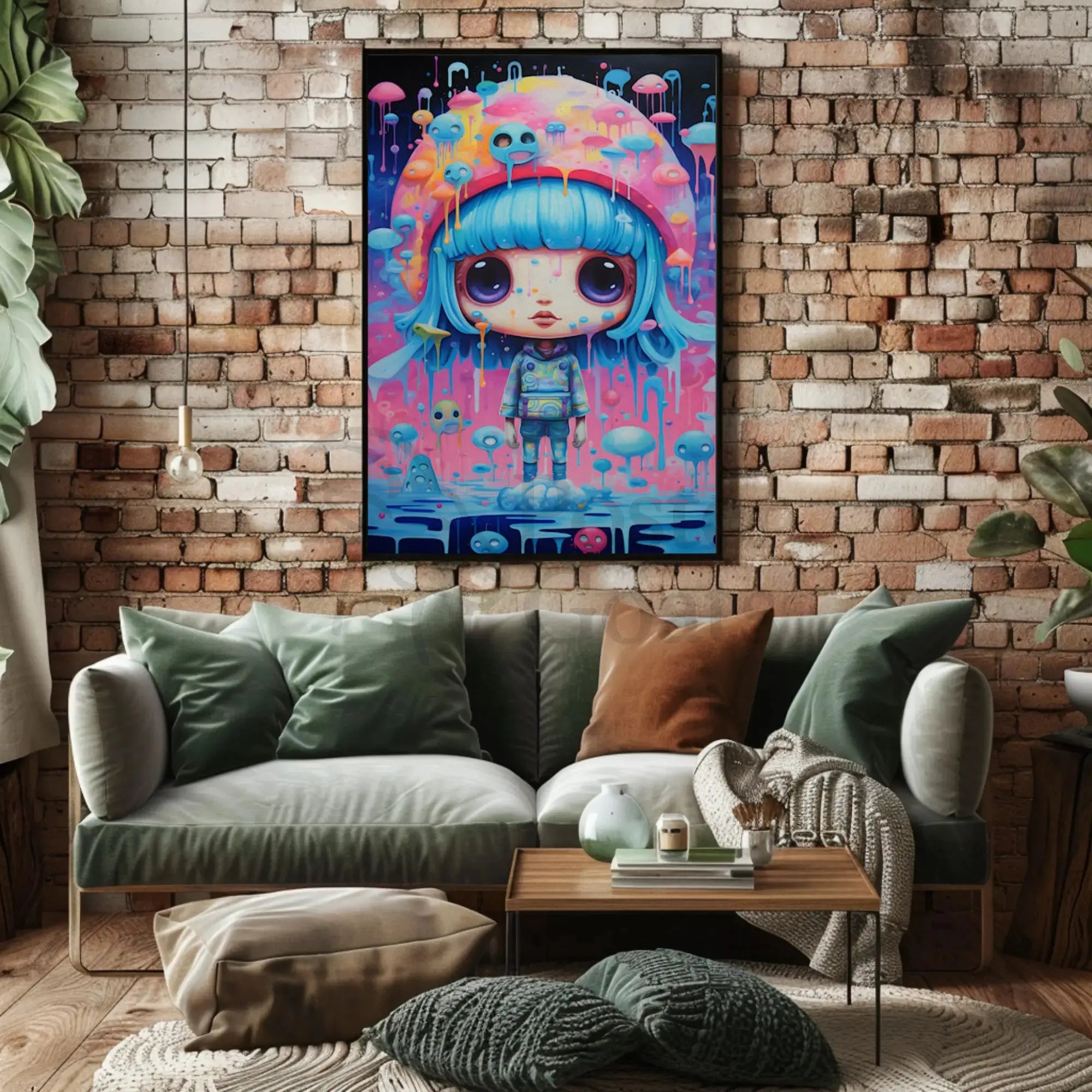 Dreamy Childlike Fantasy Art Pop Culture Poster PosterGoat