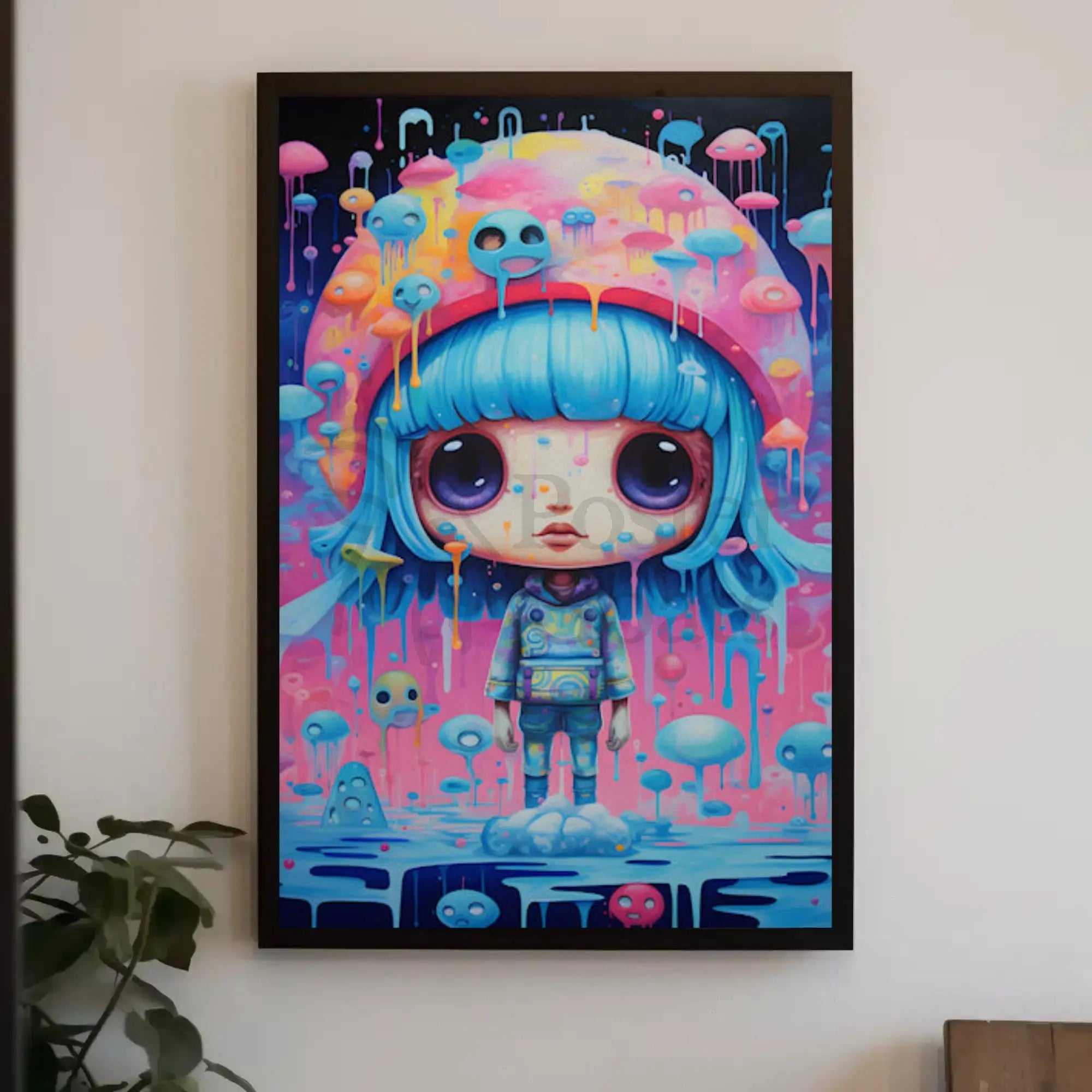 Dreamy Childlike Fantasy Art Pop Culture Poster PosterGoat