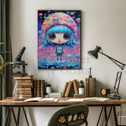 Dreamy Childlike Fantasy Art Pop Culture Poster PosterGoat