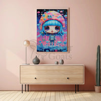 Dreamy Childlike Fantasy Art Pop Culture Poster PosterGoat