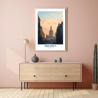 Dresden Cityscape at Sunrise Urban or Cityscape Poster PosterGoat