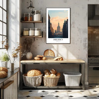 Dresden Cityscape at Sunrise Urban or Cityscape Poster PosterGoat
