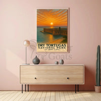 Dry Tortugas National Park Travel Poster PosterGoat