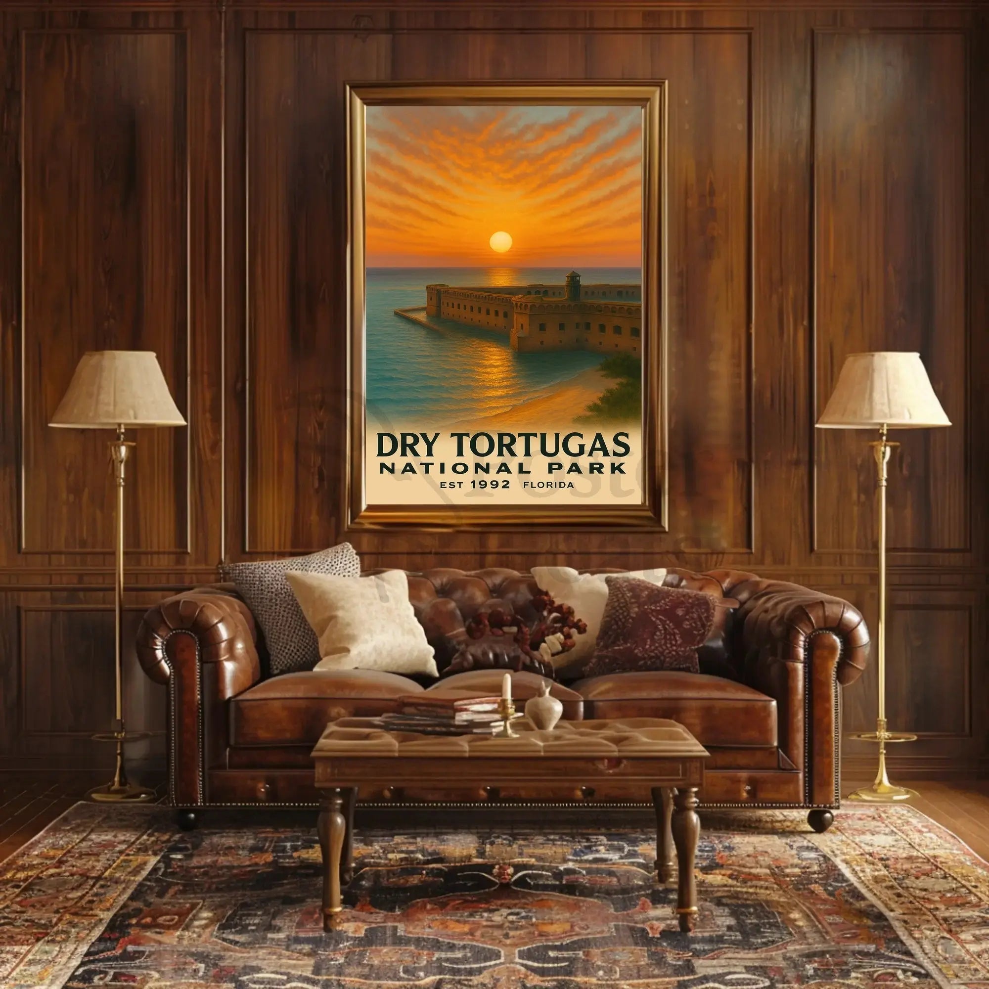 Dry Tortugas National Park Travel Poster PosterGoat