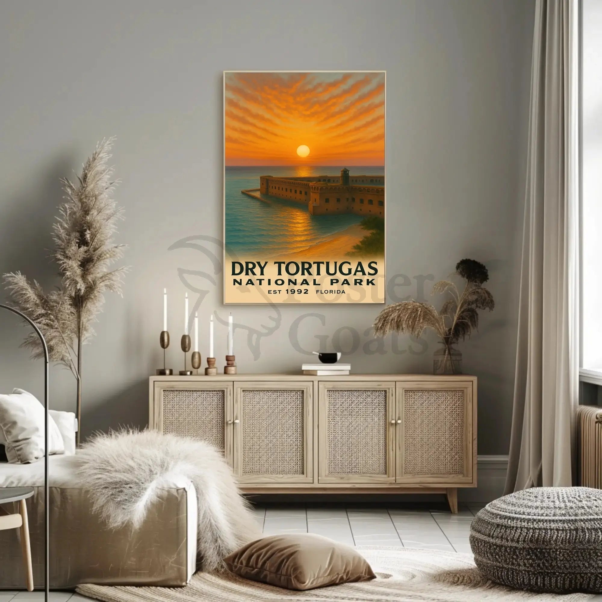 Dry Tortugas National Park Travel Poster PosterGoat