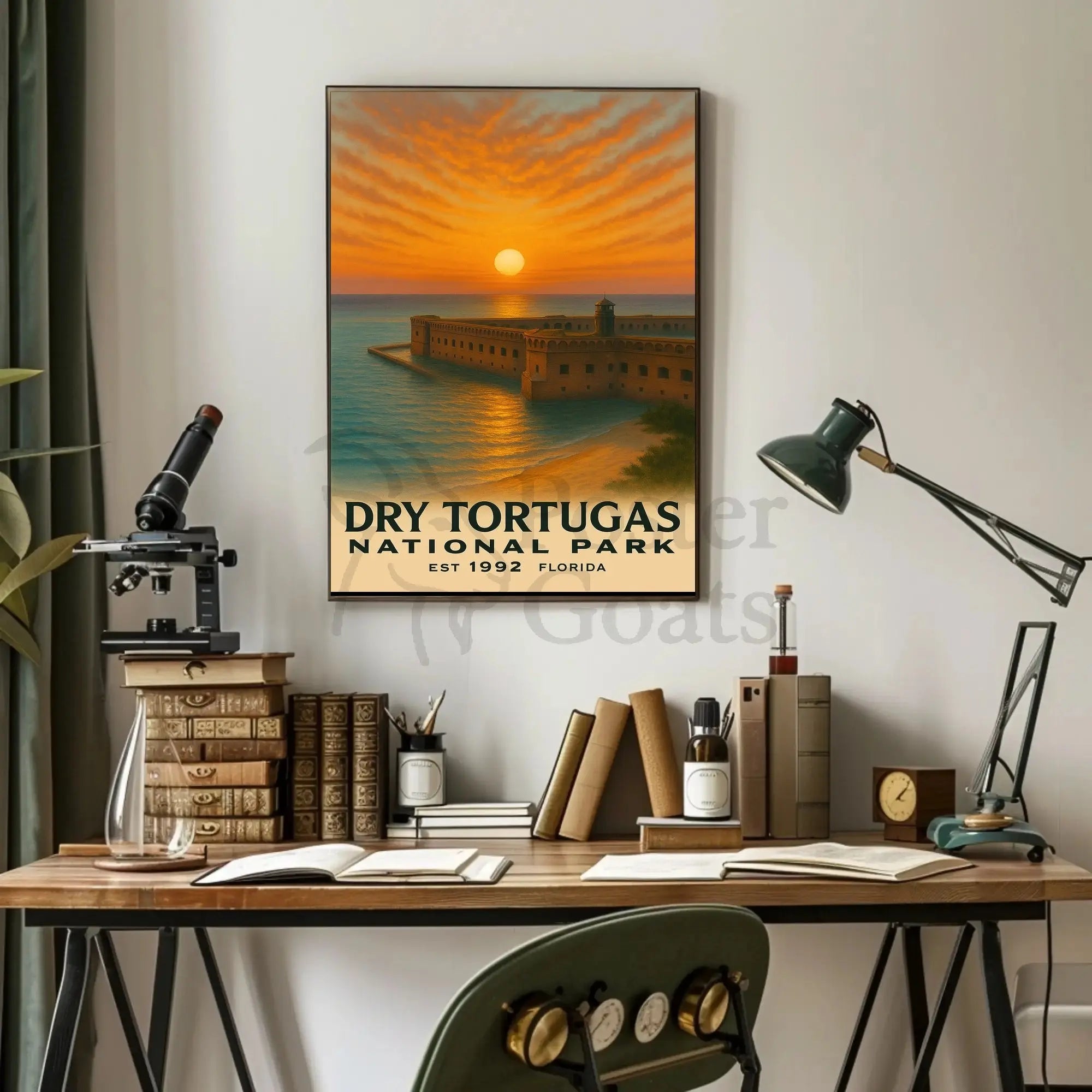 Dry Tortugas National Park Travel Poster PosterGoat
