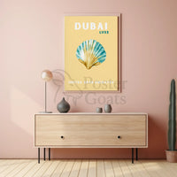Dubai Luxe Minimalist Art Travel Poster PosterGoat