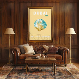 Dubai Luxe Minimalist Art Travel Poster PosterGoat