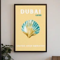 Dubai Luxe Minimalist Art Travel Poster PosterGoat