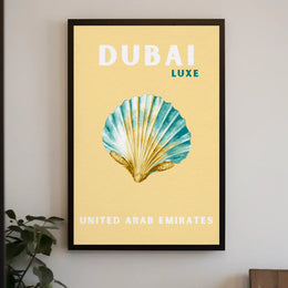 Dubai Luxe Minimalist Art Travel Poster PosterGoat