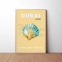 Dubai Luxe Minimalist Art Travel Poster PosterGoat