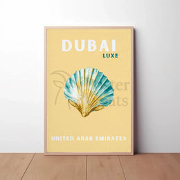 Dubai Luxe Minimalist Art Travel Poster PosterGoat