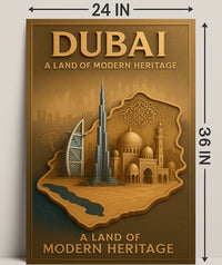 Dubai Modern Heritage Wall Art Print PosterGoat