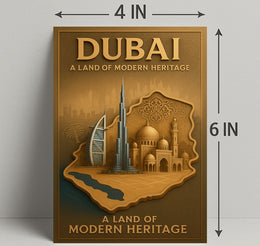 Dubai Modern Heritage Wall Art Print PosterGoat