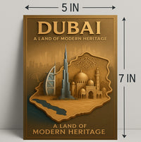 Dubai Modern Heritage Wall Art Print PosterGoat