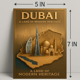 Dubai Modern Heritage Wall Art Print PosterGoat