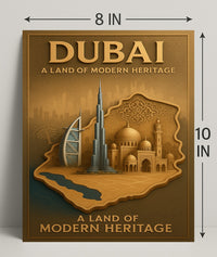 Dubai Modern Heritage Wall Art Print PosterGoat