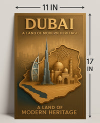 Dubai Modern Heritage Wall Art Print PosterGoat