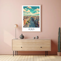 Dublin's Vibrant Life Urban Cityscape Poster PosterGoat