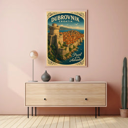 Dubrovnik Pearl of the Adriatic Wall Art PosterGoat