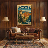 Dubrovnik Pearl of the Adriatic Wall Art PosterGoat