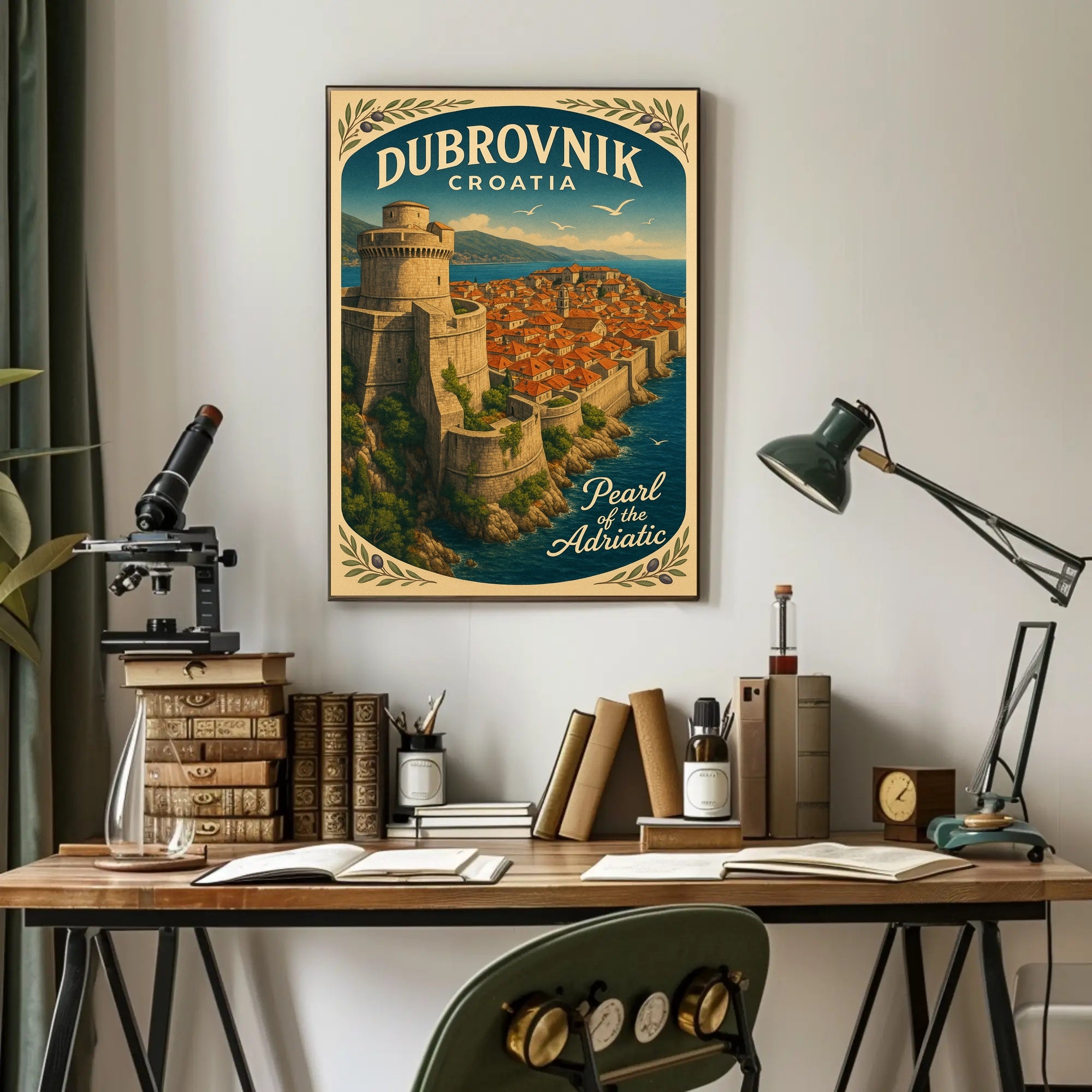 Dubrovnik Pearl of the Adriatic Wall Art PosterGoat